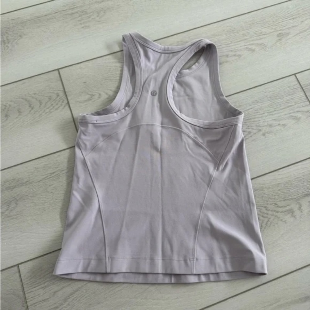 Lululemon Align Waist Length Racerback Tank Top Faint Lavender SIZE 6 - Picture 5 of 7